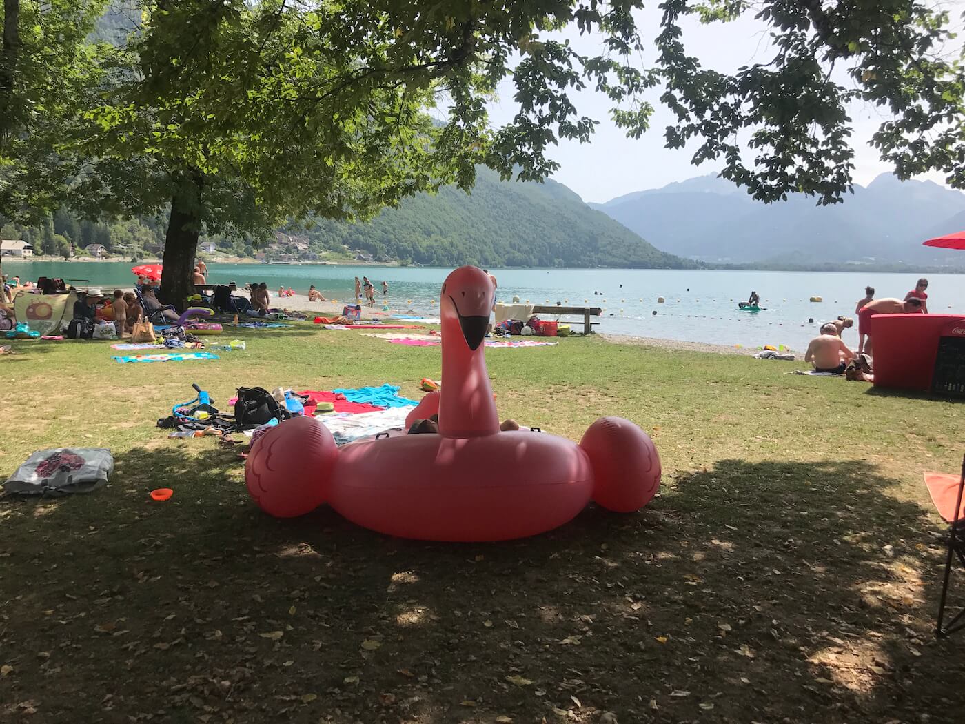 plage d'angon annecy