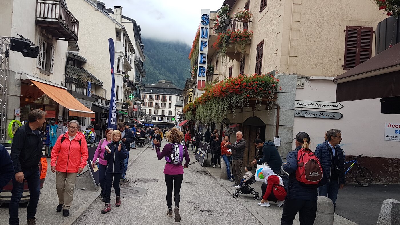 Arrivée UTMB