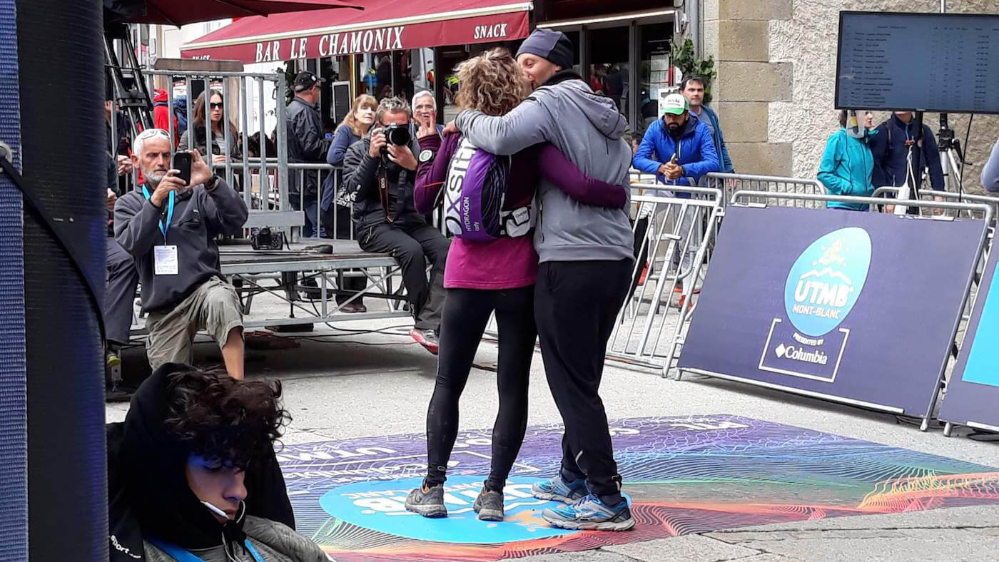 Arrivée UTMB